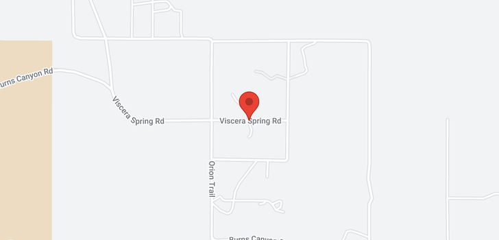 map of Viscera Springs Road Pioneertown, CA 92268